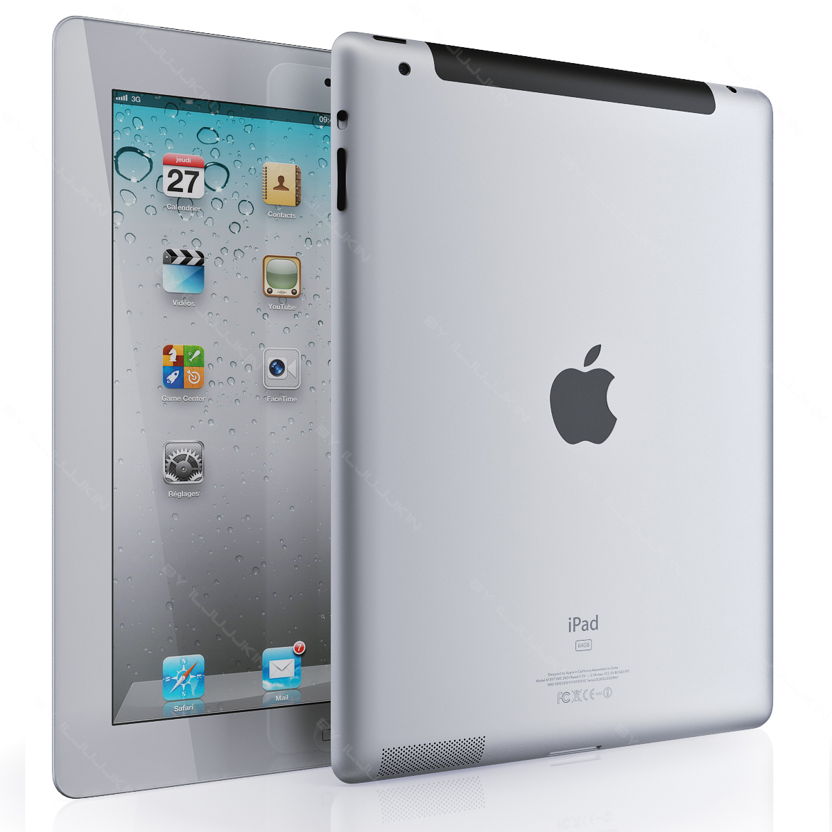 3d model new ipad 2012