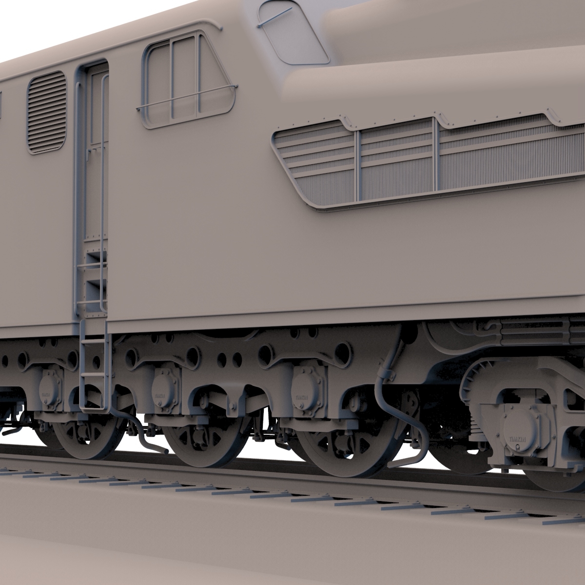 gg1 electric locomotive 3d model