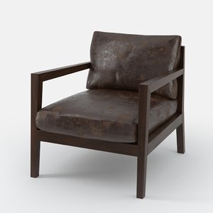 3d armchair chair model