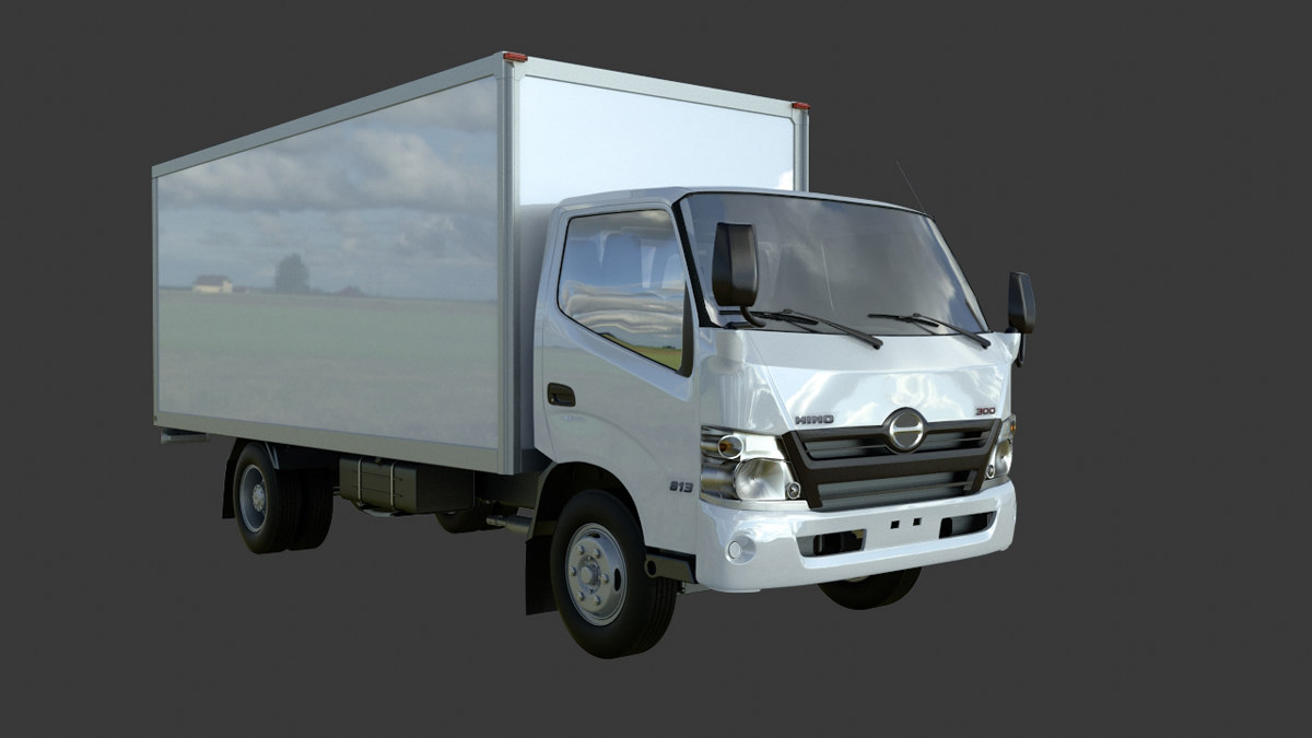 日野卡车3d模型