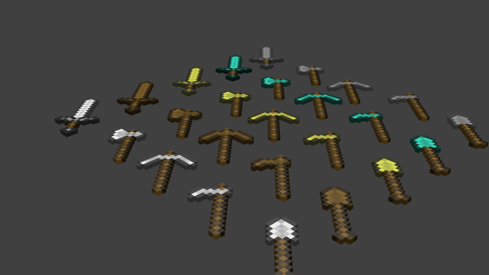 3d model tools minecraft