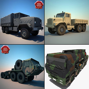 military trucks 3d 3ds