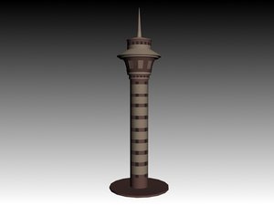 free islamic tower 3d model