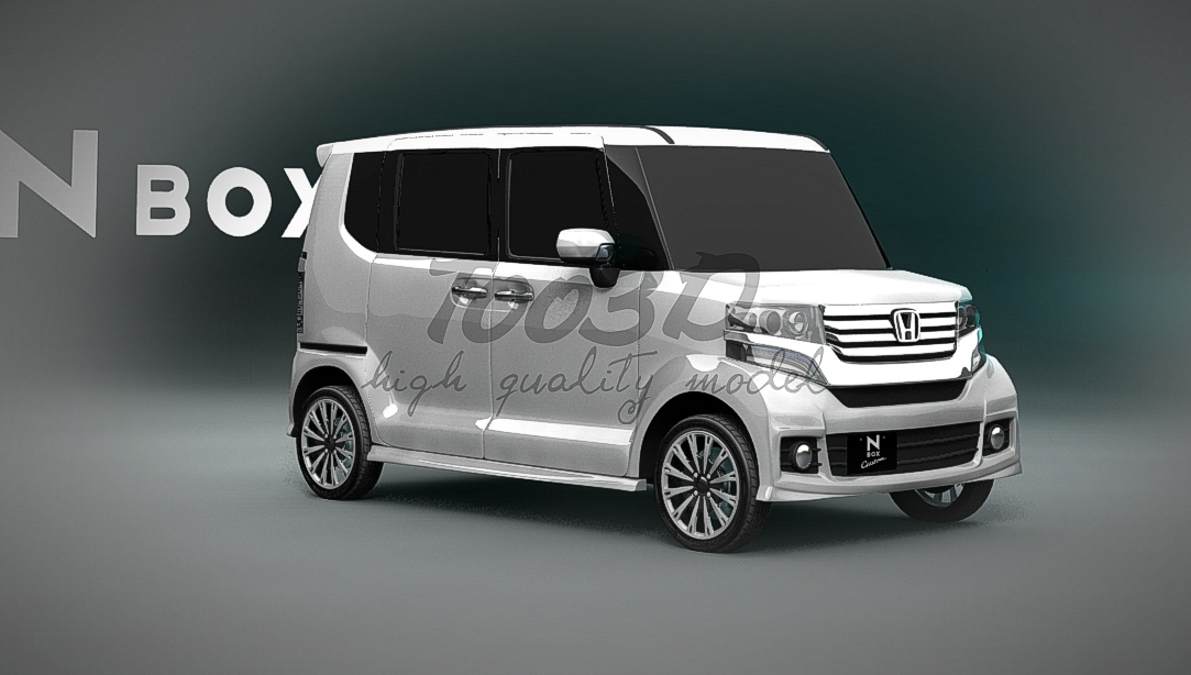 honda nbox 3d max