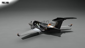 embraer phenom 300 3d model