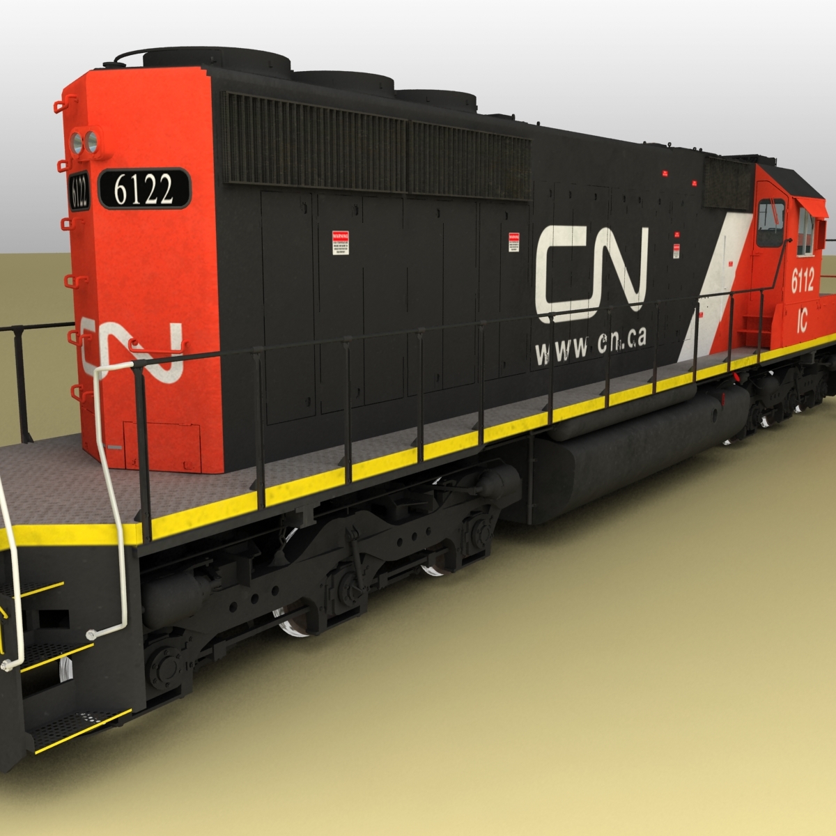 3d emd sd402 engines cn