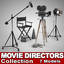 3d filming director movie camera