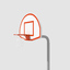 3d model outdoor basketball hoop