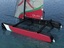 3d model of catamaran
