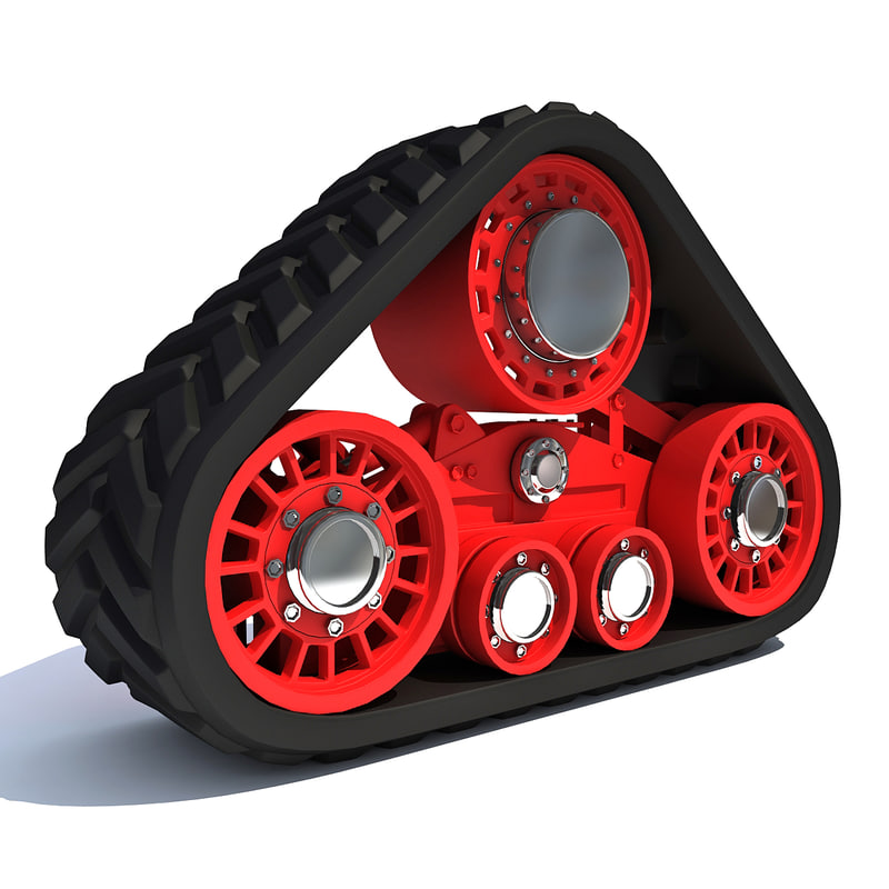 3d crawler track model