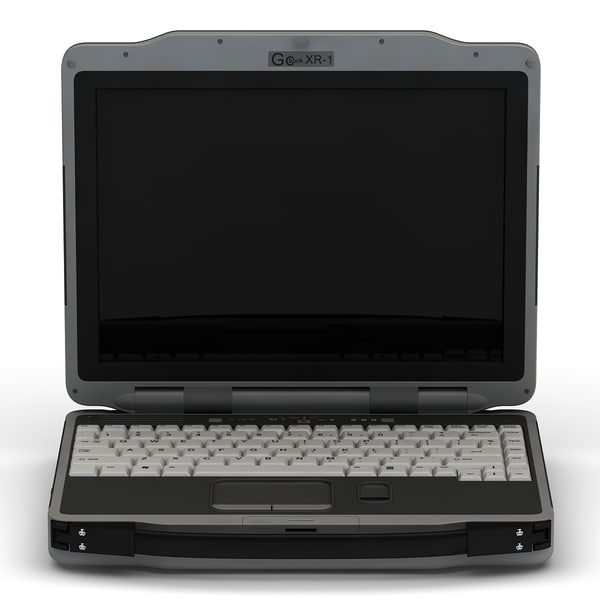 3d model of military laptops