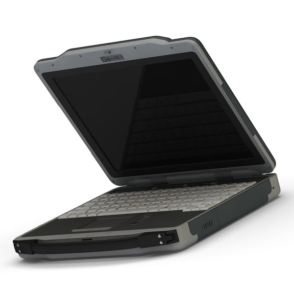 3d model of military laptops