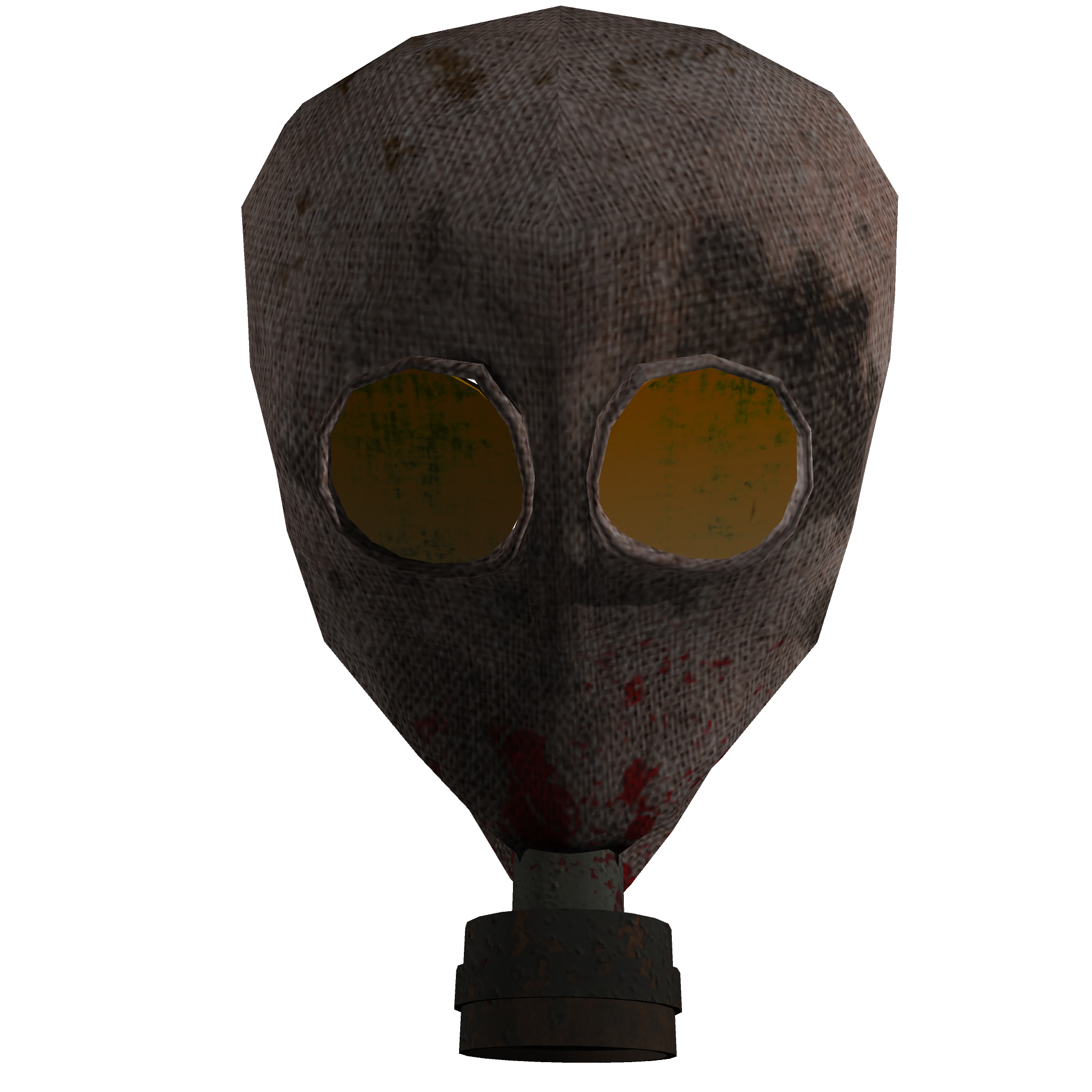 gas mask canvas 3d model