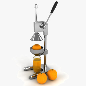 juicer orange juice 3d model