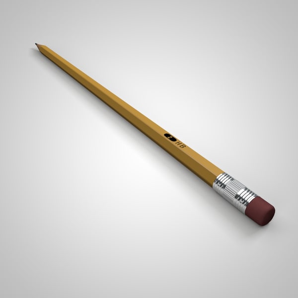 3d铅笔模型