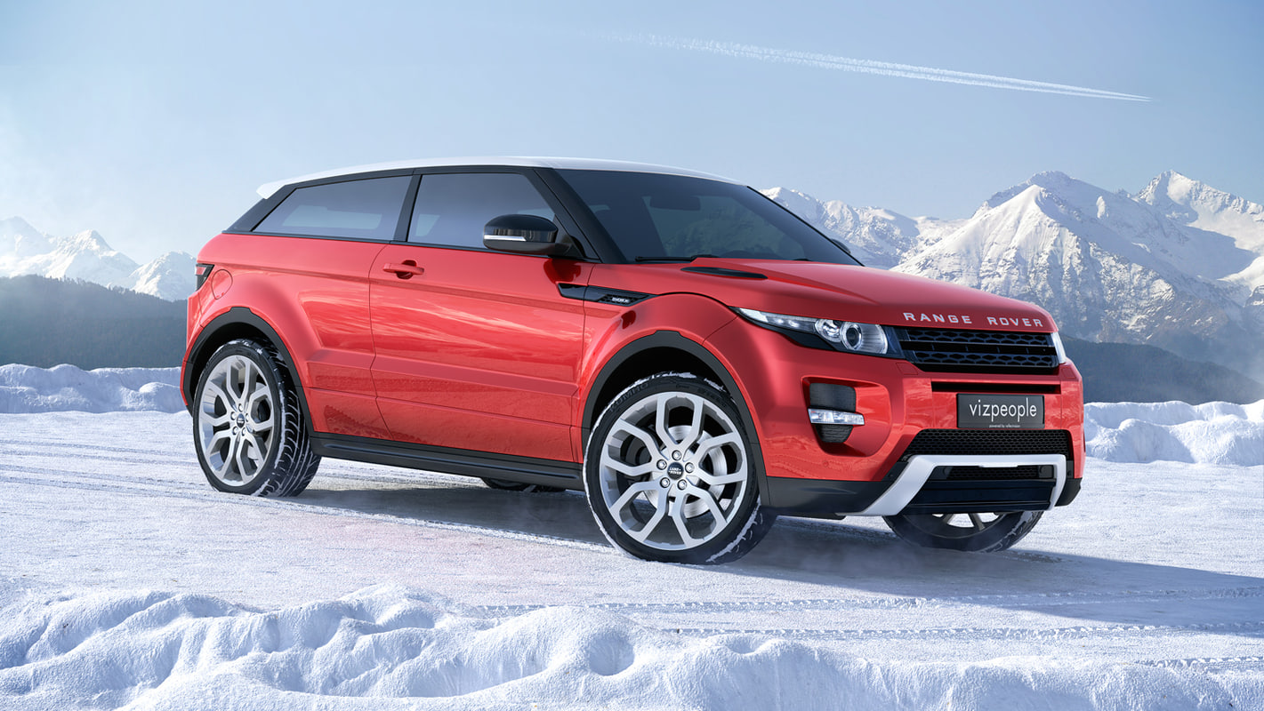 Range Rover Evoque розовый