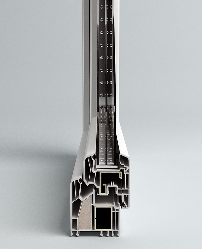 3d window section