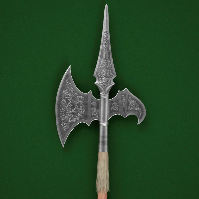 中世纪矛集合v23d模型