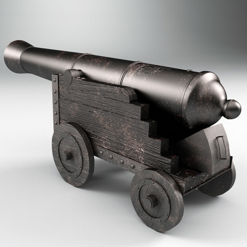 老大炮集合33d模型