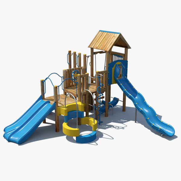 3d model big toys playground
