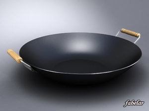 3d wok model