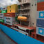 container ship cargo 3300teu 3d model