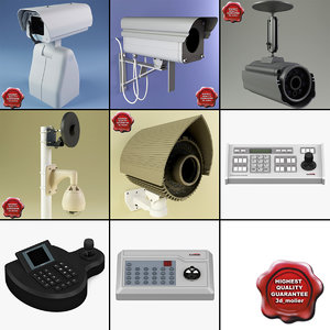 3d security cameras controllers