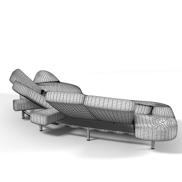 edra flap sofa 3d model