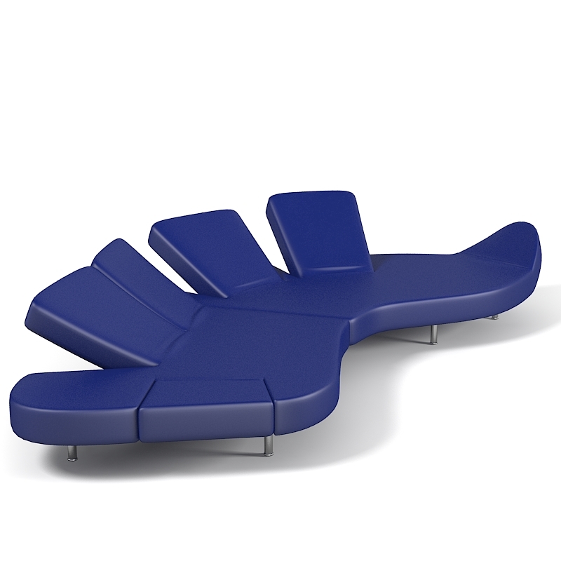 edra flap sofa 3d model