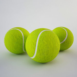 3d model tennis ball