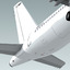 3d a321 generic white plane