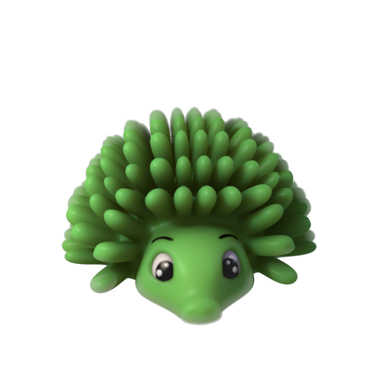 obj hedgehog toy