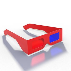 3d 3ds realistic glasses