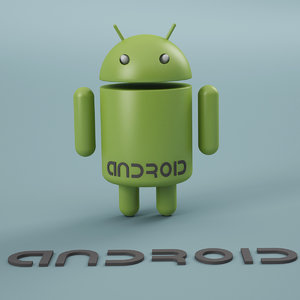 droid android logo 3d model