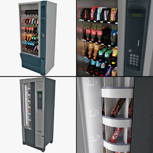 3d model vending machines