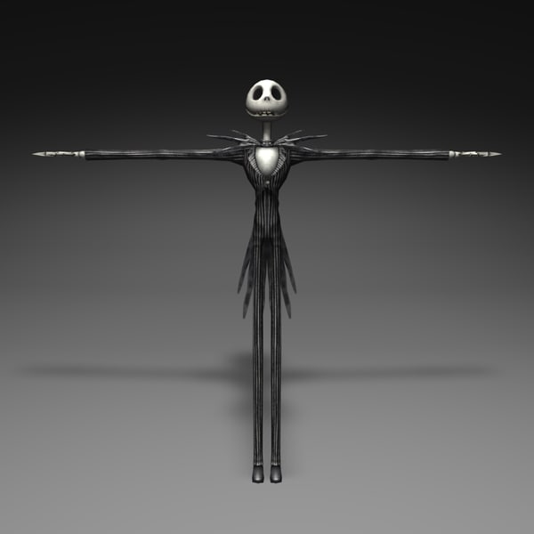 free jack skellington 3d model