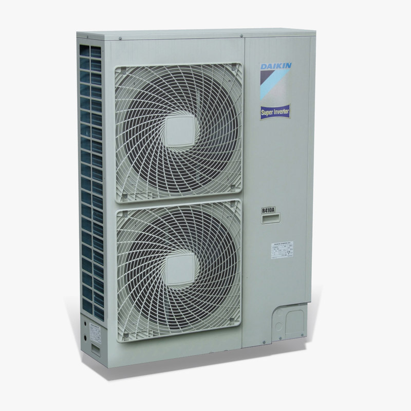 twin extractor fan unit 3d model