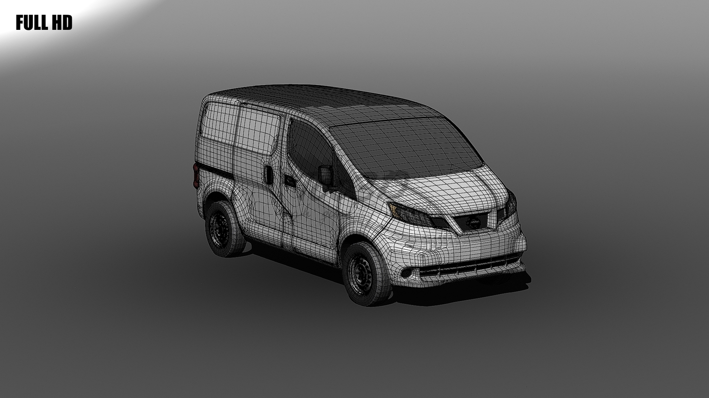 Modelo 3d Nv200 Van TurboSquid 665931
