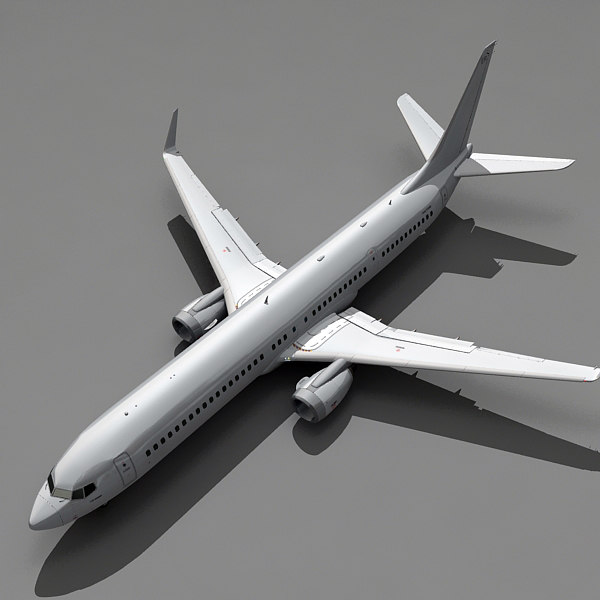3d boeing plane model