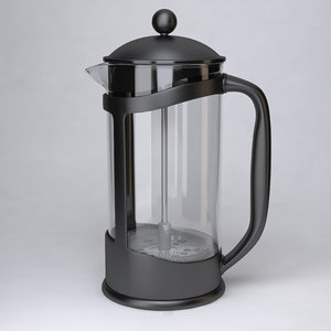 3d model of cafetiere plastic french