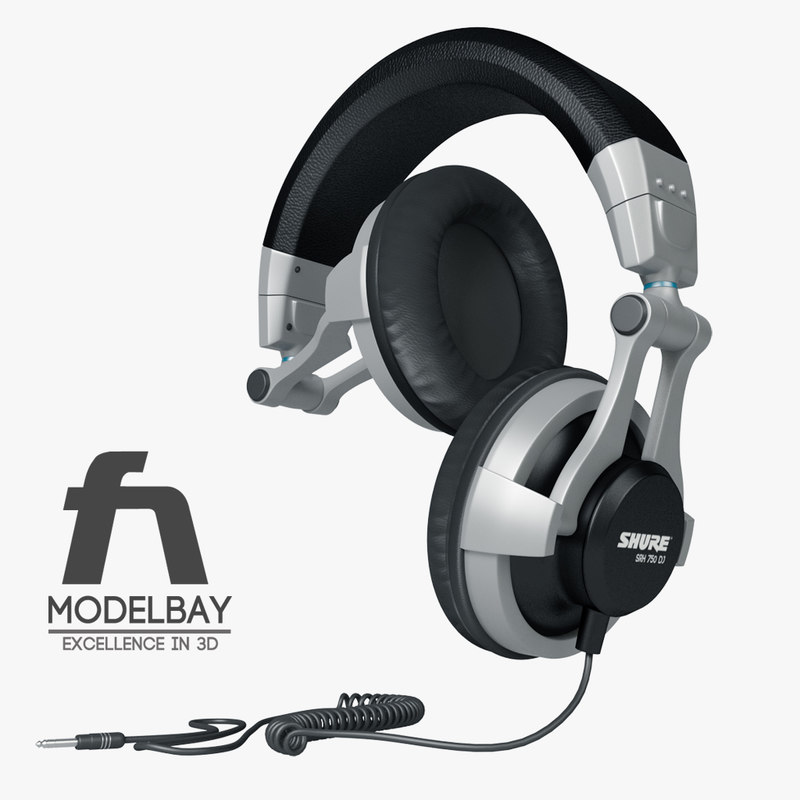 3ds max shure headphones