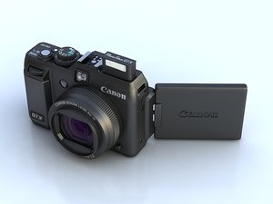 canon g1 x digital camera 3d model