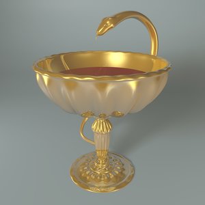 3d model of cup snake