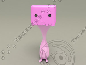 3d characters toy model