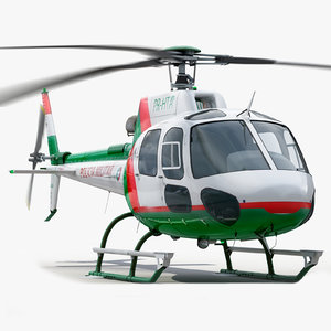 3d eurocopter military 550 model