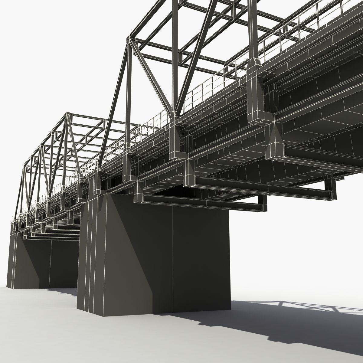 3d model of bridges modeled