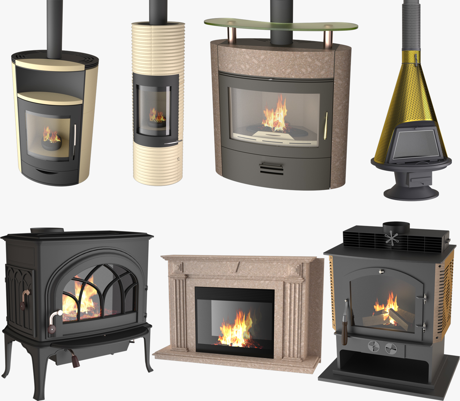 3ds Max Fireplace Maxwell