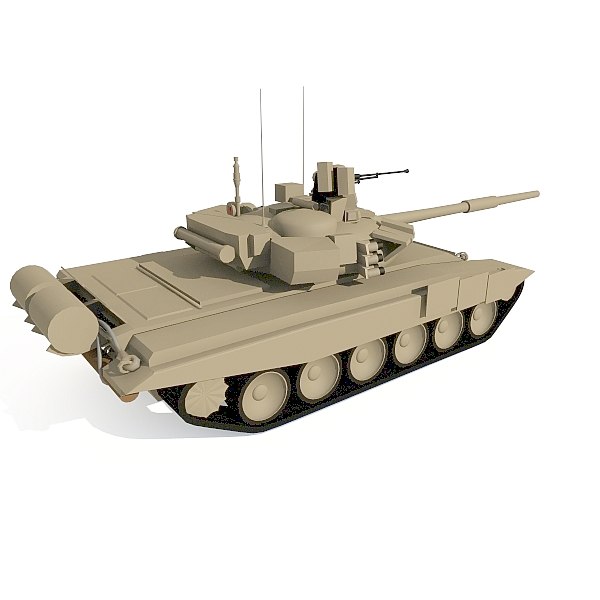 T 90 Battle Tank 3d Model