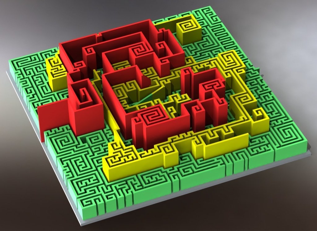 maze 3d max
