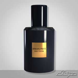 3d armani prive parfum model